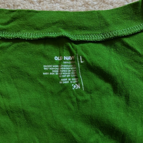 Old Navy size Large Green Short Sleeve Tee - Picture 4 of 5